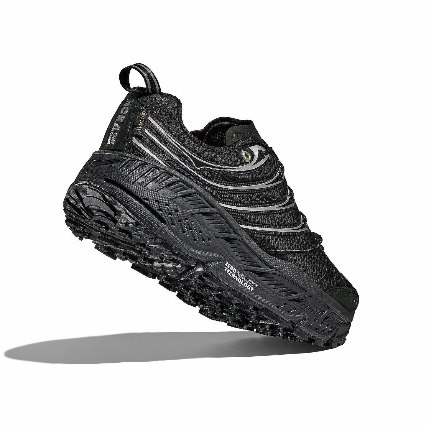 HOKA Men's Stinson EVO GTX (Black/Silver)