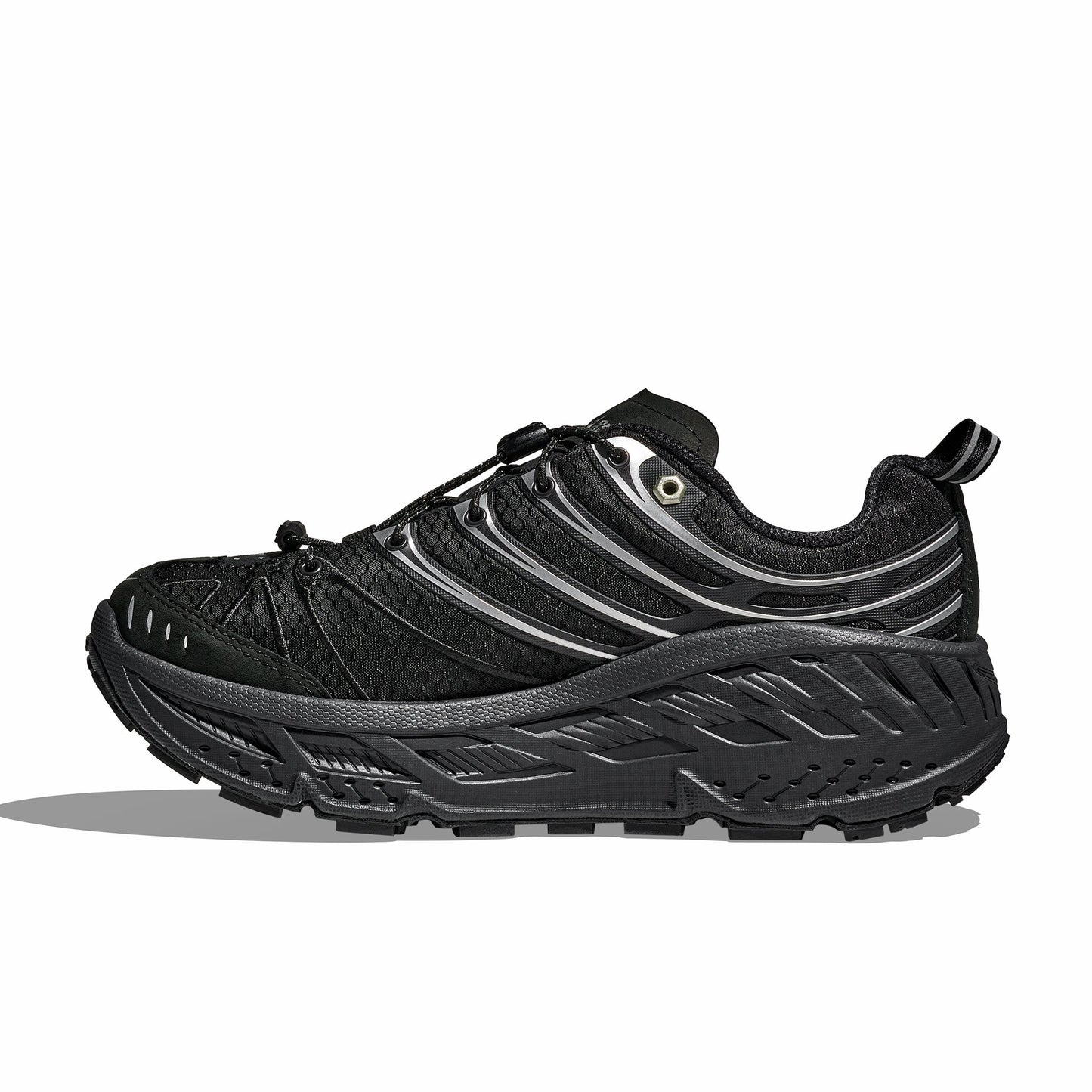 HOKA Men's Stinson EVO GTX (Black/Silver)