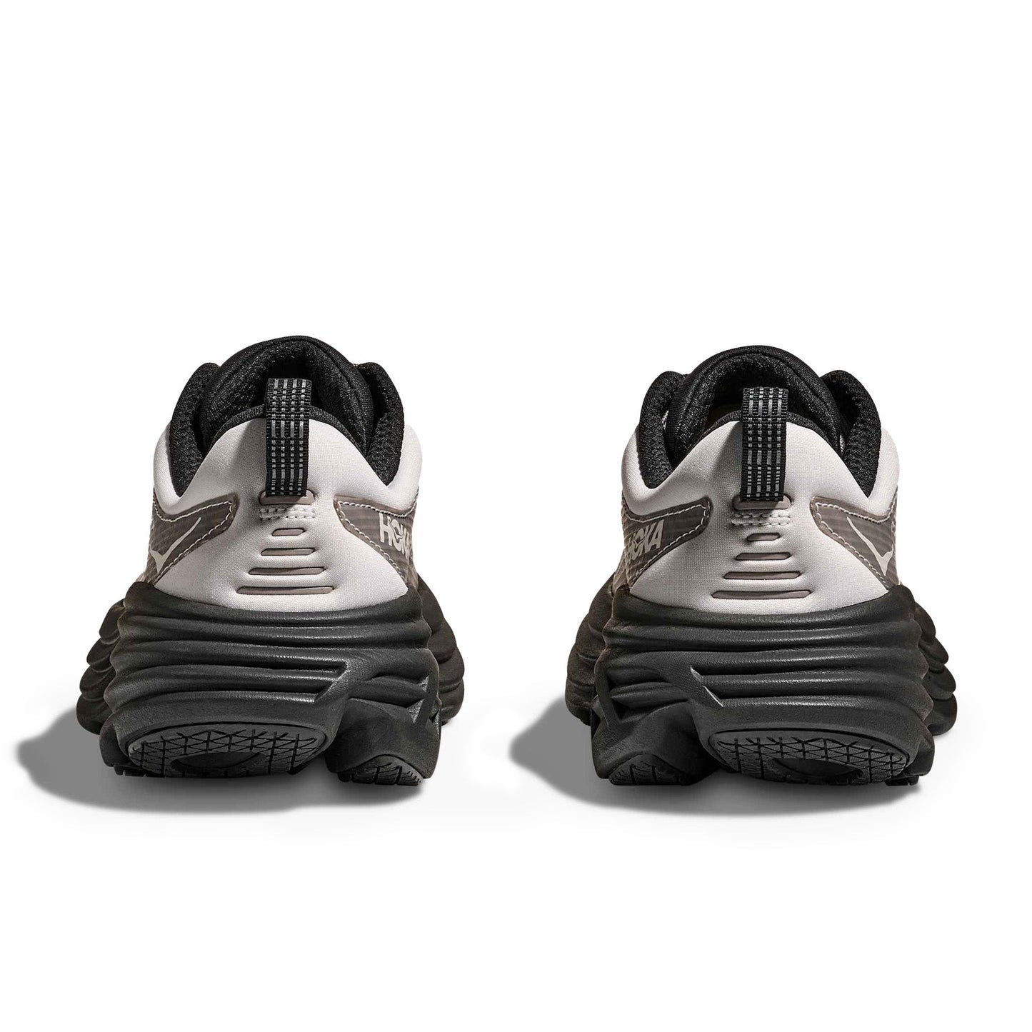 Hoka Men's Bondi 8 TS Caged (Grout/Carbon Black)