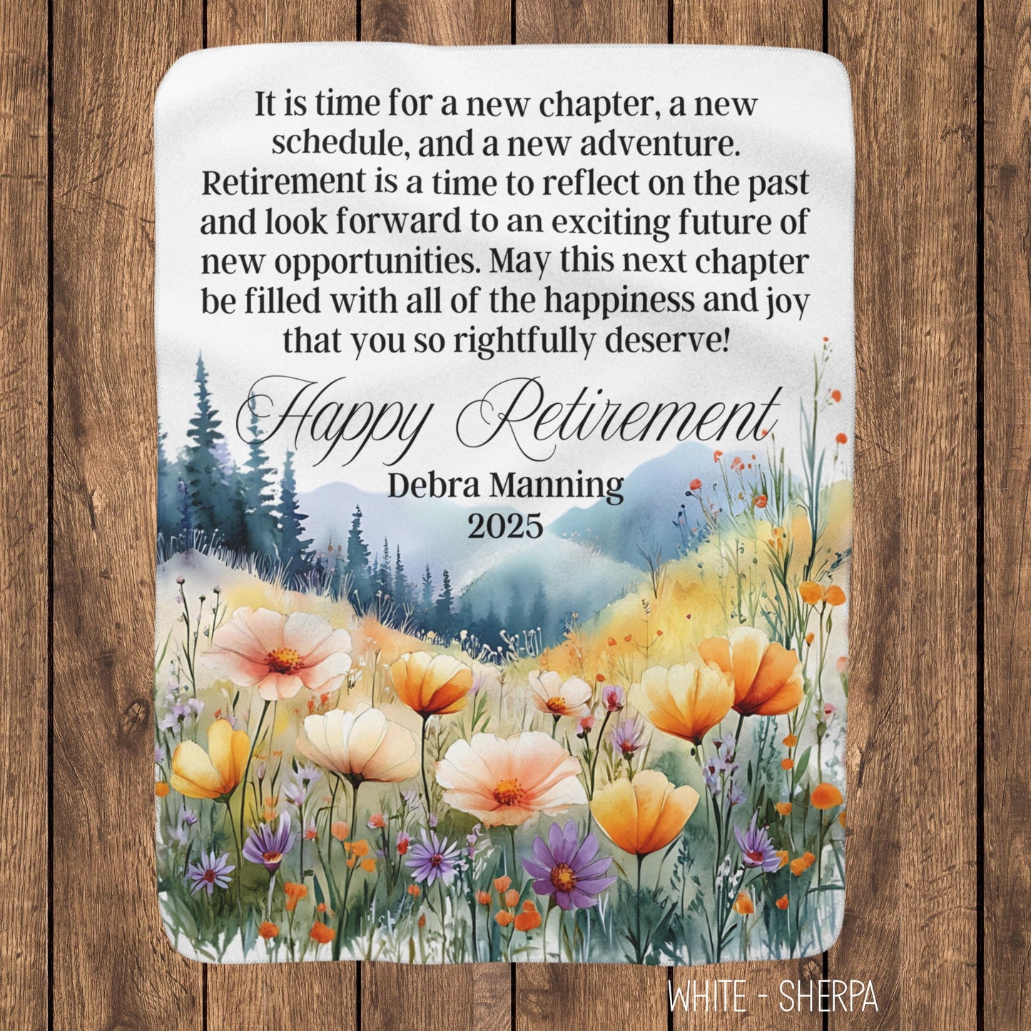 Custom Retirement Blanket Retiring Coworker Gift Ideas for Her Unique Boss Retirement Gifts 2025 Farewell Personalized Blanket Throw for Her