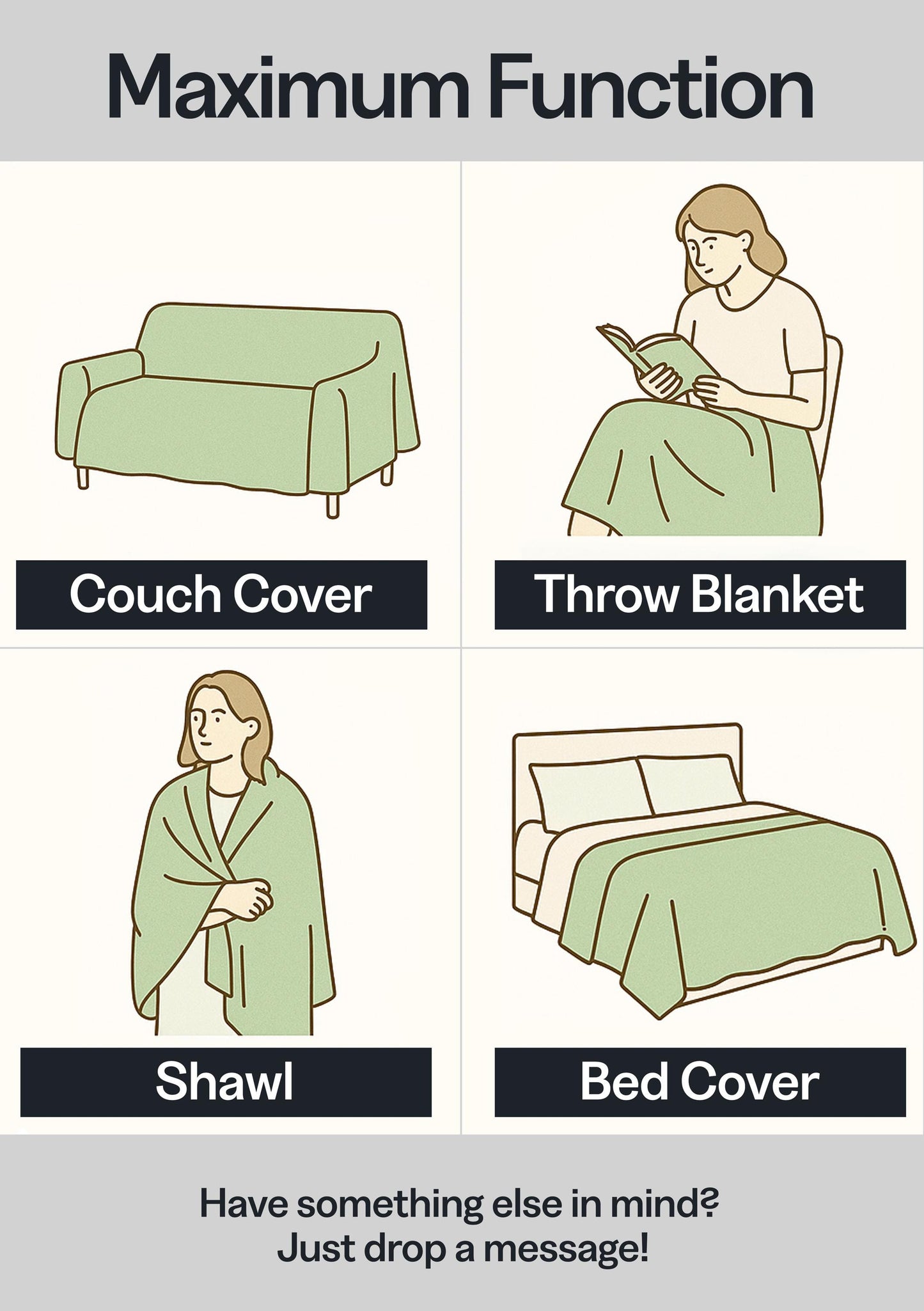 Custom Slipcovers for Livingroom Linen Couch Cover Extra Large Luxurious Linen Couch Cover Eco friendly Bedspread Linen Coverlet