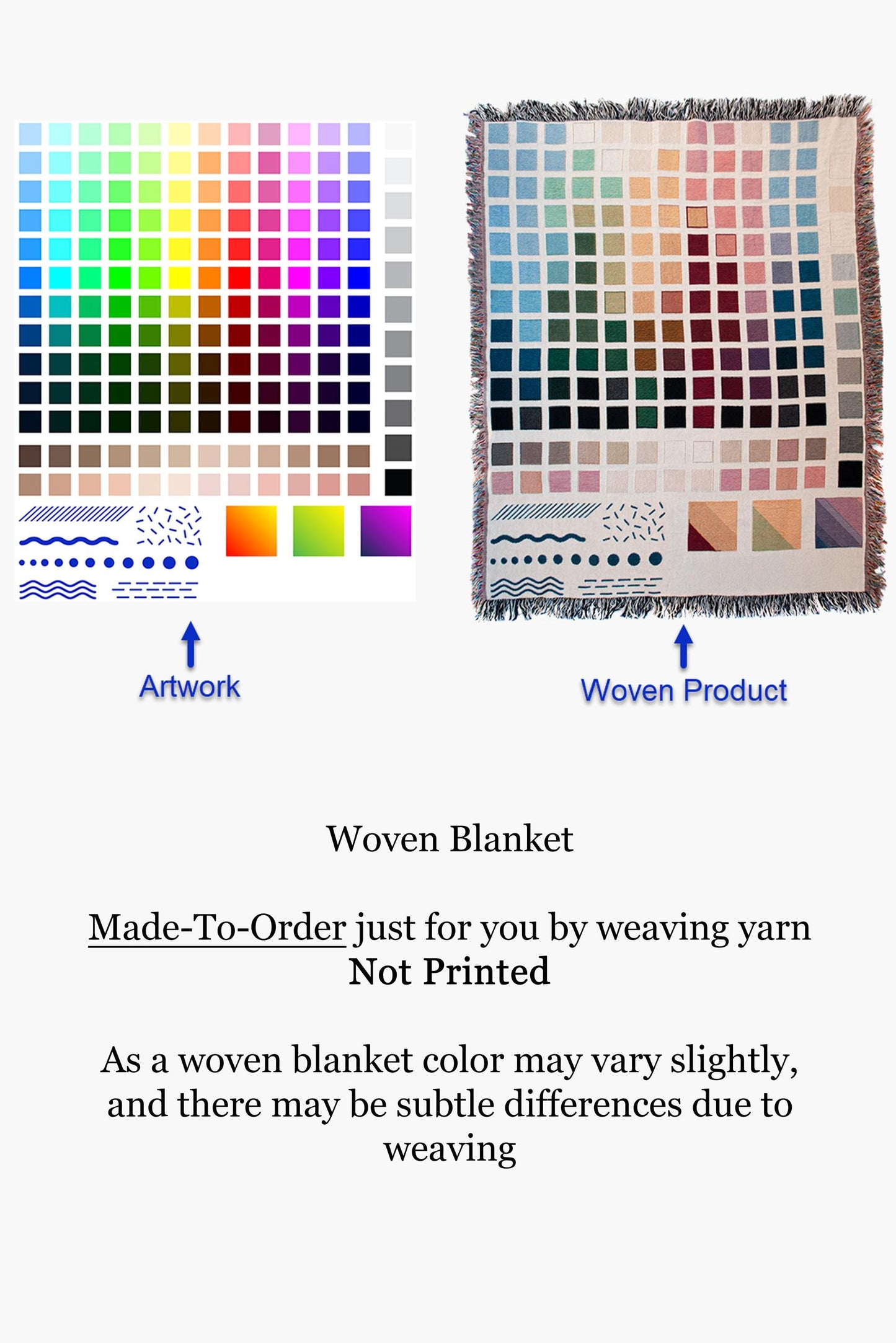 Bright Phoenix Woven Blanket + Tapestry