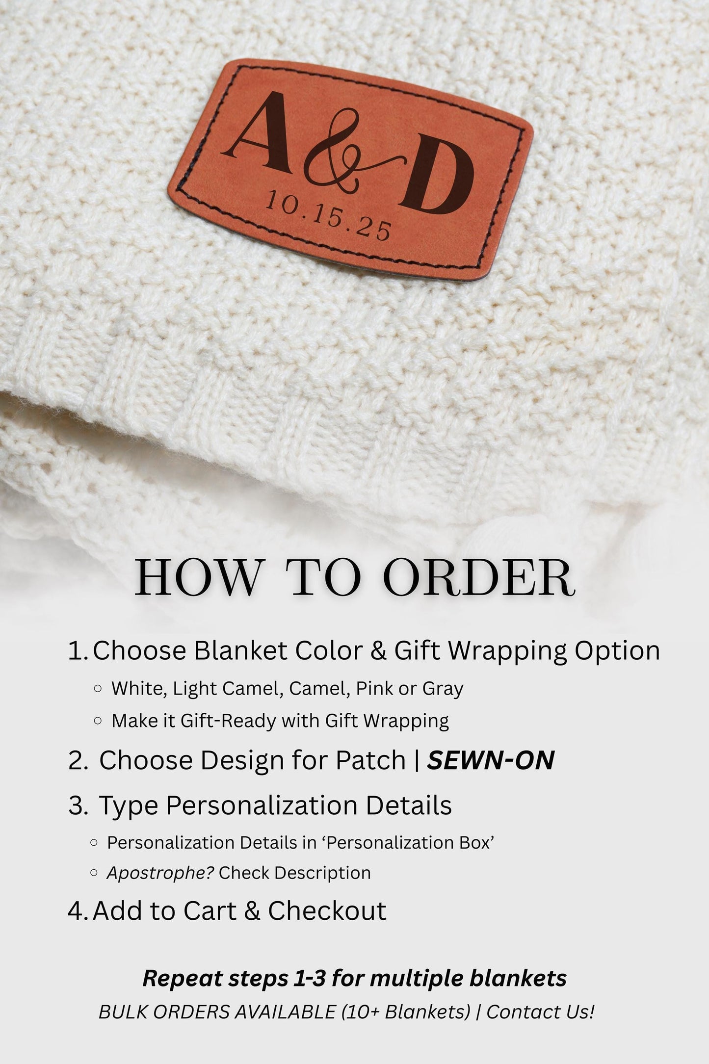 Name Custom Blanket Personalized Blanket for Adult Blanket Monogrammed Blanket Wedding Gift Housewarming Gift For Couple Boho Throw Blanket
