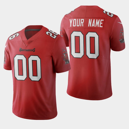 Custom TB.Buccaneers 2020 Vapor Limited Red Jersey