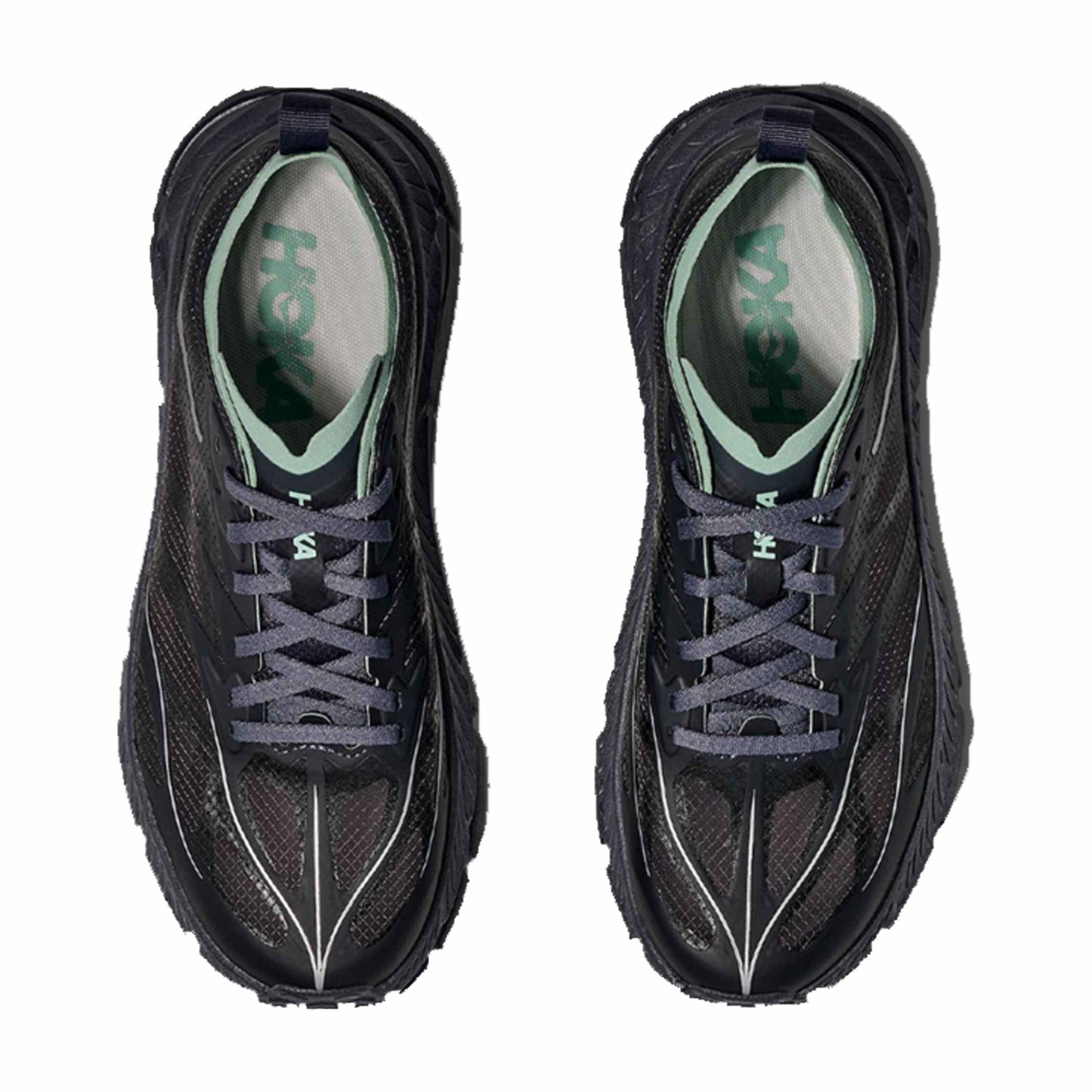 HOKA Unisex Mafate Speed 4 Lite (Charcoal Grey/Jade)