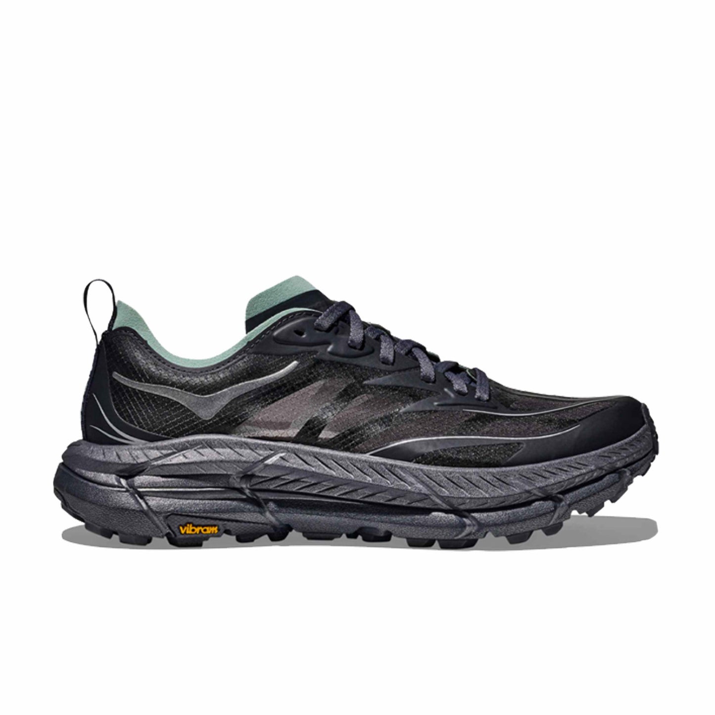 HOKA Unisex Mafate Speed 4 Lite (Charcoal Grey/Jade)